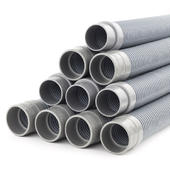 10 x 1m Zodiac Baracuda Aquasphere Hoses - Grey