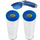 2 x Waterco Trimline CC75 Cartridge Filter Element + Free WaterWand