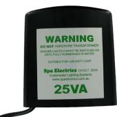 Spa Electrics 12v 25AV / 25W Pool Light Transformer