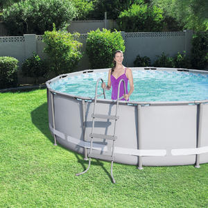 Bestway 4.27m x 1.07m Power Steel™ Frame Pool with 800gal Cartridge Filter Pump - 56643 - FREE SOLAR POOL COVER NO.9