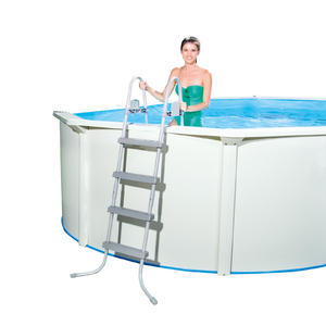 Driclad Edition - Bestway 5m x 3.6m x 1.2m Hydrium™ Oval Steel Wall Pool with 2000gal Sand Filter Pump - 15078