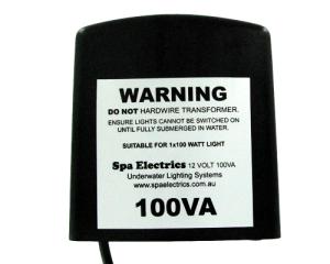 Spa Electrics 12v 100AV / 100W Pool Light Transformer