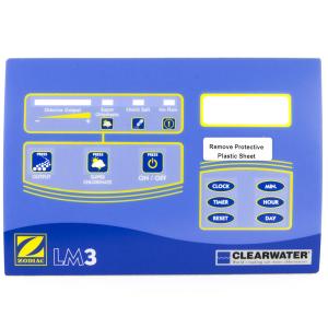 Zodiac LM3 / LM2 Chlorinator Control PCB Board + Top Label